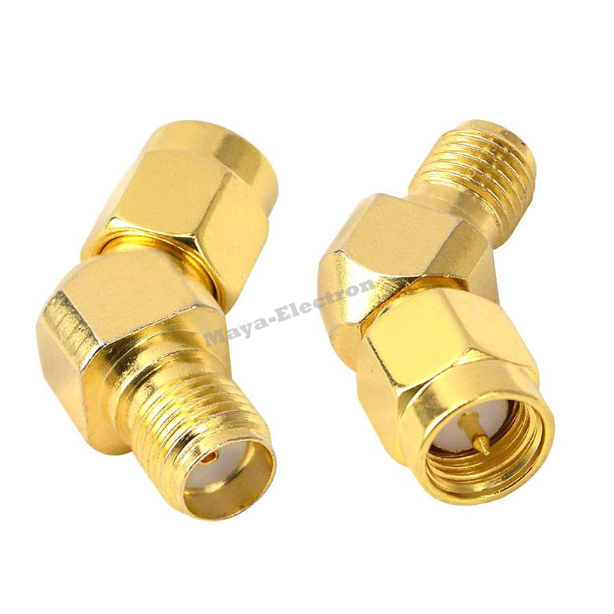 SMA Male plug to SMA Female jack 45deg/135deg FPV Antenna Connector Adapter