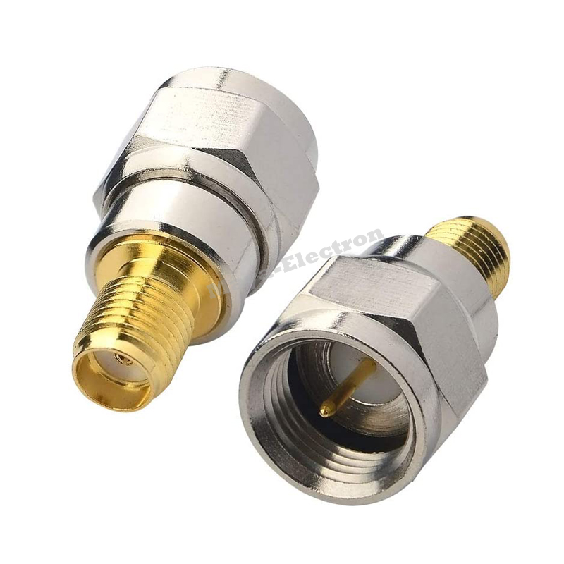 F male plug to SMA female jack straight TV Radio Connector Adapter