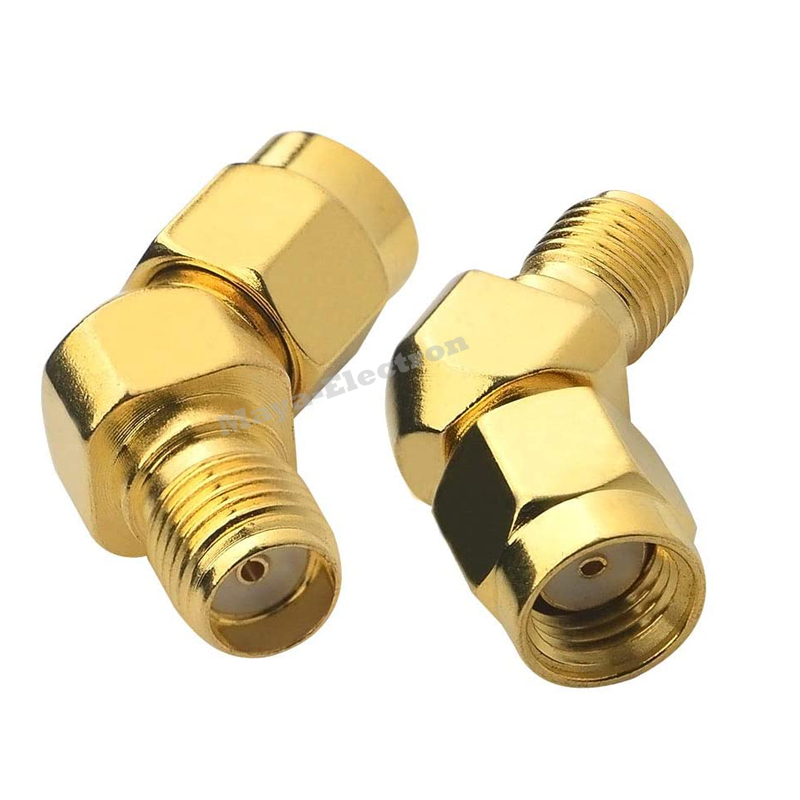 RPSMA RP-SMA male to SMA Female jack 45deg/135deg FPV Antenna Connector Adapter