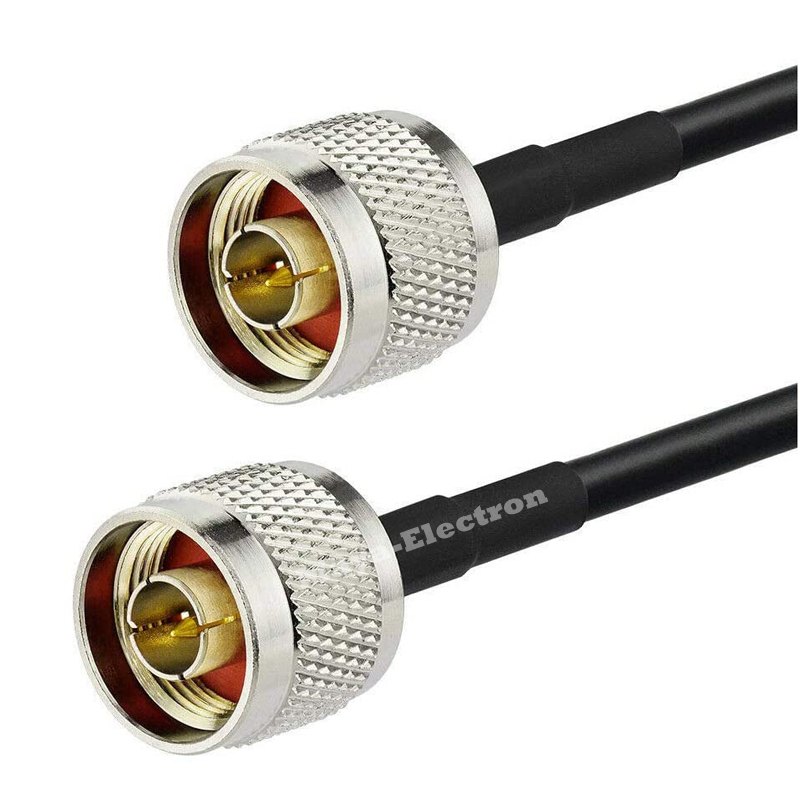 N Male plug to N male with RG58 Cable for Ham Radio WiFi Router Antenna Cable optional length