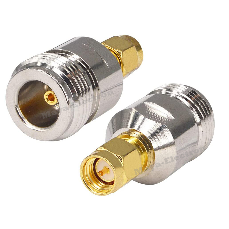 N female jack to SMA male plug straight convert antenna adapter