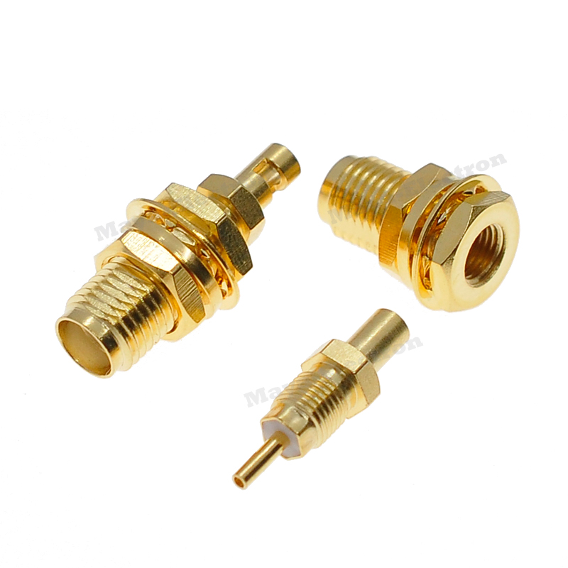 SMA female jack bulkhead solder connector for 1.37mm RG178 U.FL IPX Coaxial Cable