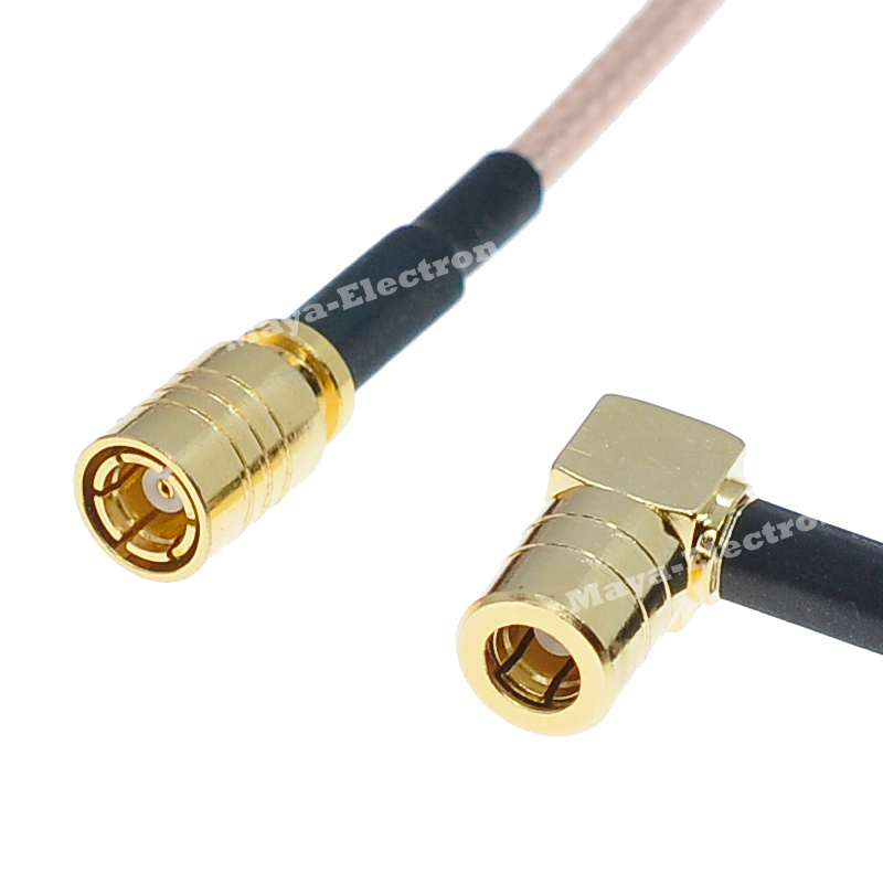 SMB female jack to SMB right angle R/A female RG316 Wifi Antenna Extension Cable
