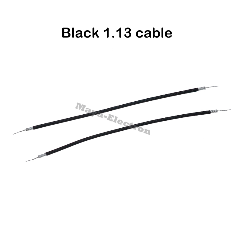 Custom-build Length Exposed Core Insulation Shield for DIY Black 1.13 cable