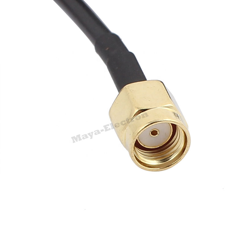 Low Loss N Male plug to RPSMA with RG58 Cable for Ham Radio WiFi Router Antenna Extension Cable optional length