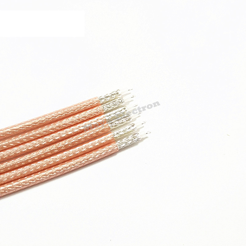3feet 3ft 50ohm RG316 Pigtail Coaxial Coax Shield Braid Cable 1m