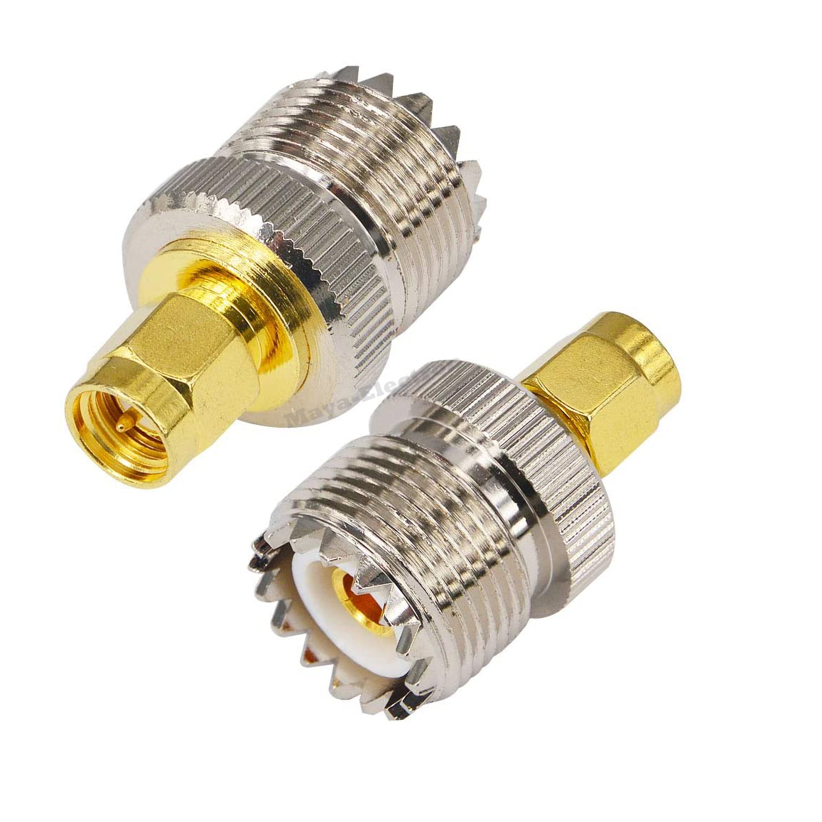 UHF female SO239 SO-239 female to SMA male plug Convert Radio Adapter