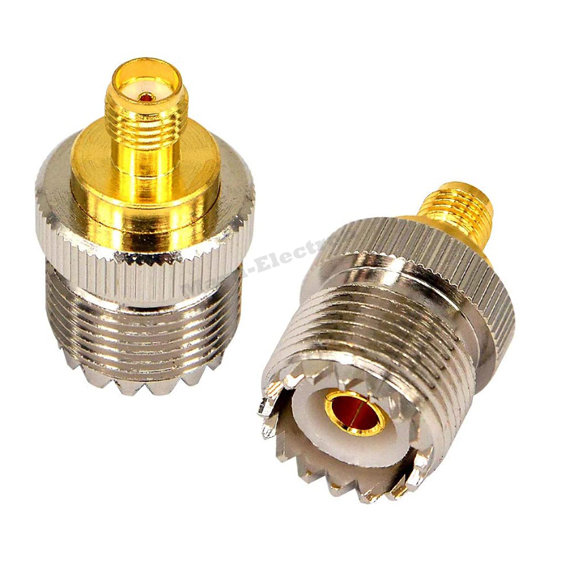 UHF female SO239 SO-239 female to SMA female jack Convert Radio Adapter