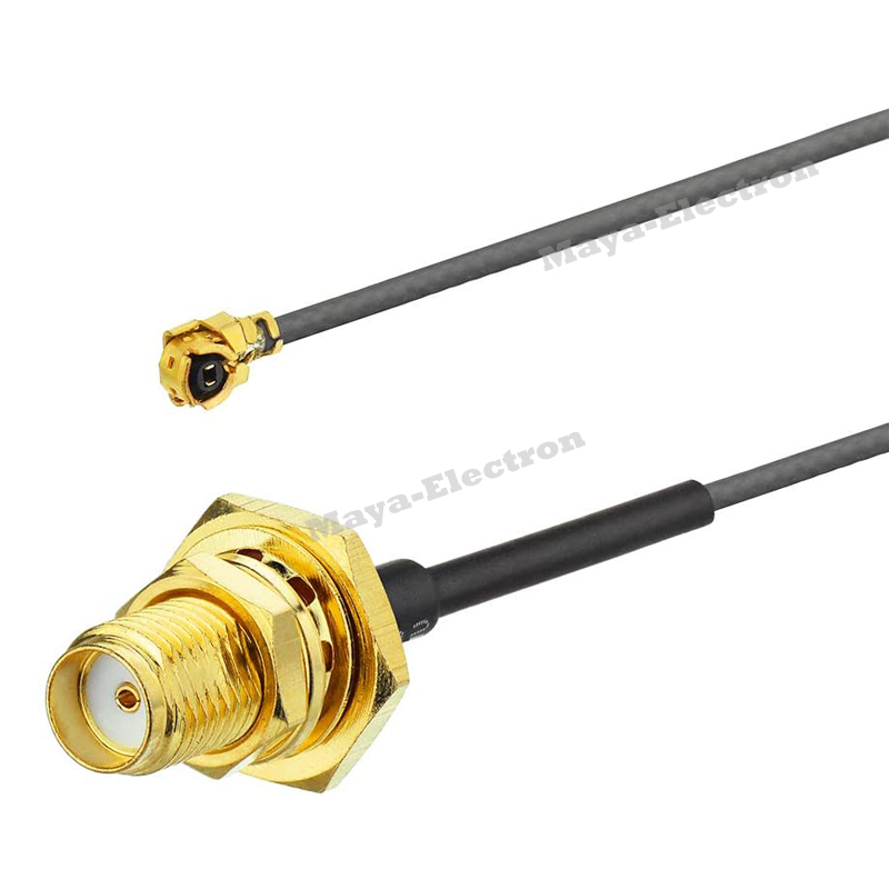 6in U.FL IPEX/IPX Mini PCI to SMA Female Pigtail Antenna Wi-Fi Coaxial 1.13 Cable